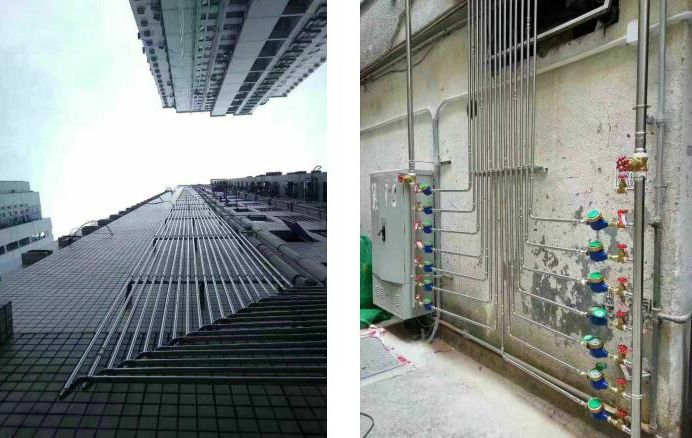 二次供水管網那個改造工程永穗不銹鋼水管使用案例